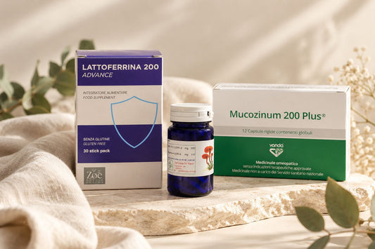 Raffreddore in autunno: Ganoderma, Mucozinum e Lattoferrina, tre approcci diversi per affrontare la stagione fredda