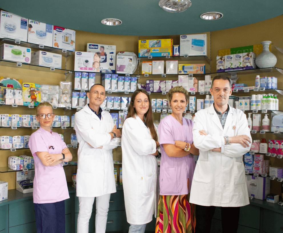 I farmacisti del team della Farmacia Nazzi